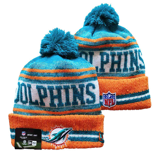 Miami Dolphins Knit Hats 0112